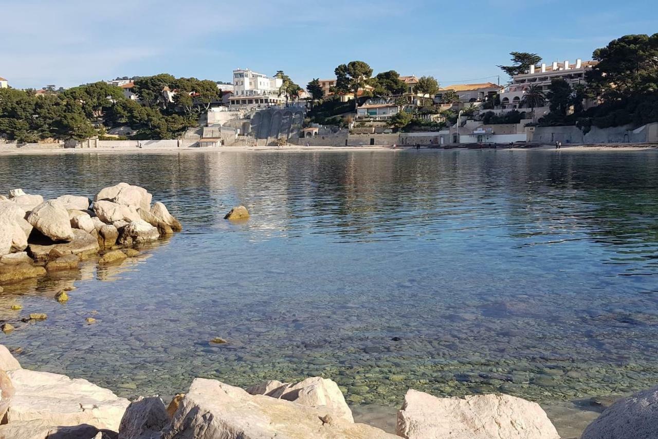 Appart T1 centre BANDOL dans Résidence de charme Esterno foto